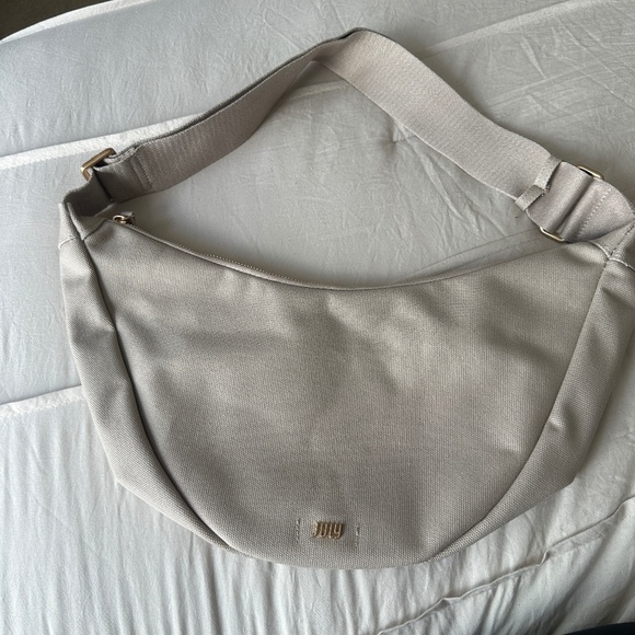 July Handbags - Brand New July Luggage Everyday Crescent Bag in Natural Color